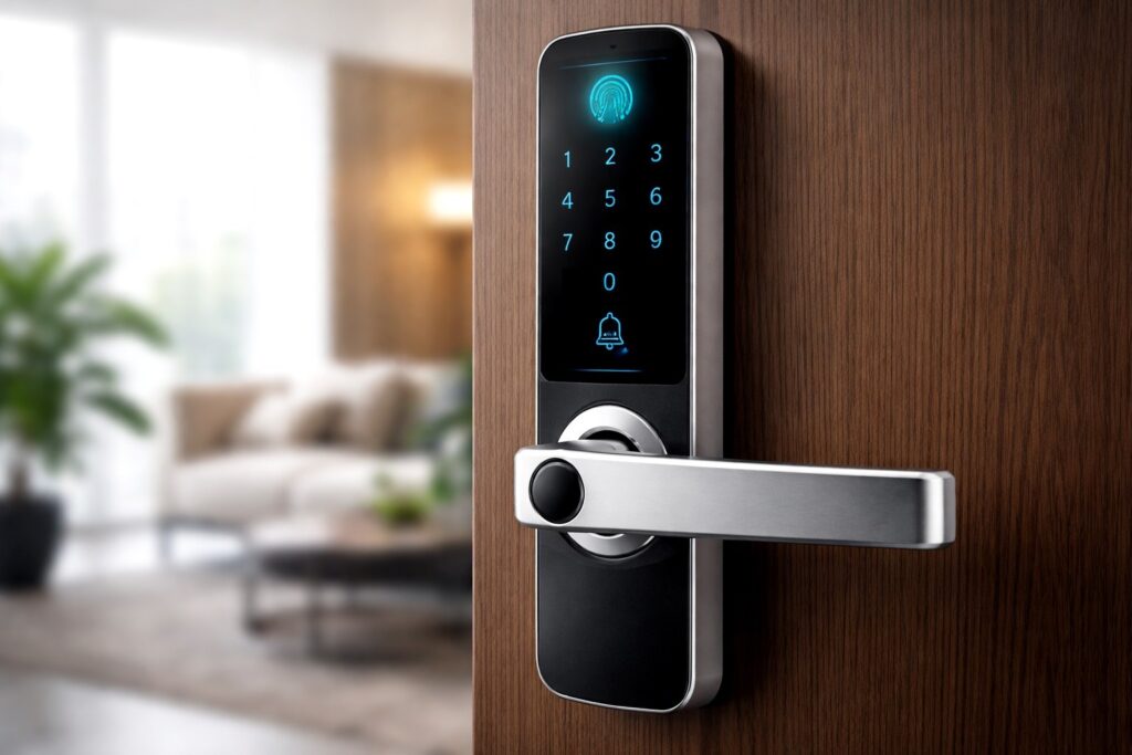 inteligentny zamek do drzwi smart home bezpieczeństwo i wygoda użytkowania